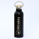 Trinkflasche Thermoflasche 0,75 l schwarz