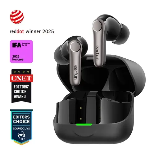 [TW700] Headset Bluetooth EarFun Air Pro 4 Plus, Black