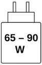 65-90 W
