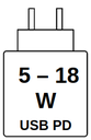 5-18 W USB PD